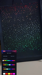 Kit de plafond de voiture en fibre optique 0,5 mm à changement de couleur effet symphonie colorée, étoiles scintillantes 0,5 mm - Product Image 5