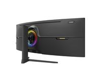 Moniteur de jeu incurvé à écran large de 49 pouces, OLED haute définition, support réglable, 5K, 75 Hz
