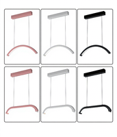 Lampe LED annulaire à télécommande avec logo personnalisé pour les artistes tatoueurs, le travail des cils, les salons de beauté, lampe demi-lune pour les extensions de cils