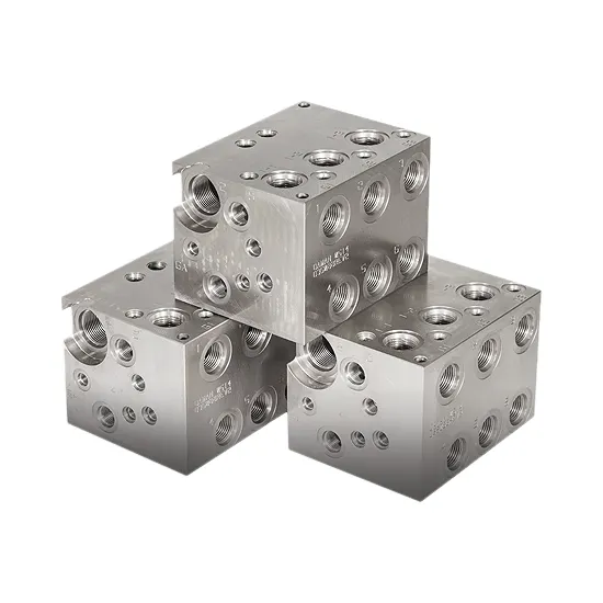 Aluminium Hydraulisch Luchtregelpatroon Ventiel Spruitstuk Blok