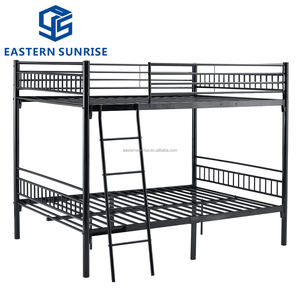 Lit superposé en métal robuste, mobilier pour dortoir scolaire, <span class=keywords><strong>auberge</strong></span> de jeunesse, lit superposé de grande taille - Product Image 6