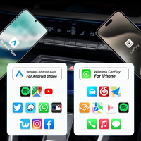 Adaptador Inalámbrico CarPlay Android Auto KYERE KY-4232C para Audi Q5, 2 en 1, Mini USB, Plug&Play, WiFi 5GHz, Bluetooth, Certificado CE/FCC/ROHS