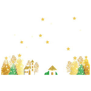 Arbre <span class=keywords><strong>de</strong></span> Noël doré flocon <span class=keywords><strong>de</strong></span> neige maison <span class=keywords><strong>de</strong></span> neige fenêtre autocollants centre commercial verre vitrine scène décoration autocollants <span class=keywords><strong>de</strong></span> noël - Product Image 3