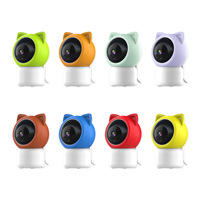 Caméra de surveillance PTZ sans fil 5G personnalisée en usine pour bébé, résolution 2K, surveillance de la température ambiante pour l'exportation