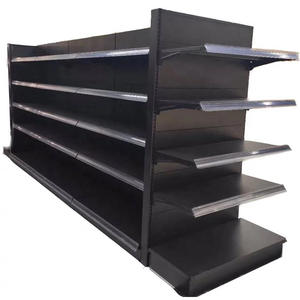 Góndola-estante de acero de alta calidad para supermercado, estantería de Metal de doble/una cara, fijo, giratorio, precio de fábrica - Product Image 1