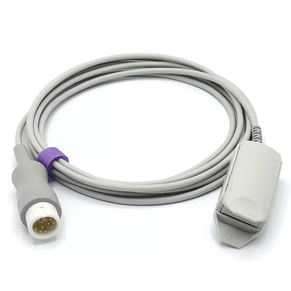 one-piece reusable Comen SpO2 Sensor Adult Finger clip ,SpO2 probe
