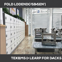 ABS Serrure à clé à combinaison électronique Étudiant Gym Locker Knock-Down Stockage Vêtements Armoire Pièces moulées Écologique pour les bureaux