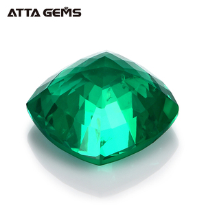 Thủy nhiệt <span class=keywords><strong>Emerald</strong></span> Loose đá quý bán buôn tổng hợp asscher cắt zambian <span class=keywords><strong>Emerald</strong></span> để bán - Product Image 4
