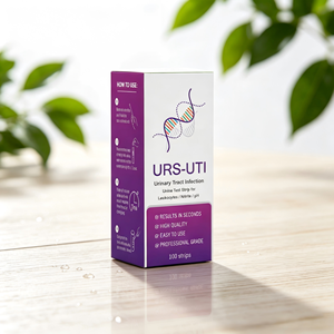 Kit de Détection Rapide des Infections Urinaires 3-en-1 <span class=keywords><strong>pour</strong></span> Bandelettes : <span class=keywords><strong>PH</strong></span>, Leucocytes, Nitrites – Modèle URS-UTI 80x5mm - Product Image 1