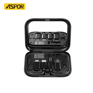 Caja Organizadora de Cables Multifunción ASPOR A561 OEM/ODM con Adaptador 3 en 1, Carga Rápida de 60W y Soporte para Teléfono - Product Image 2