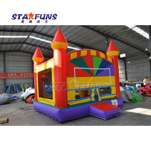 Château plein d'entrain de videur gonflable coloré de maison de rebond de PVC de qualité commerciale pour des locations d'amusement de château sautant extérieur - Product Image 3