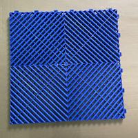 Dalles de sol en plastique antidérapantes à emboîtement facile à installer 40x40x1,8 cm pour garage