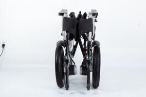 <span class=keywords><strong>Fauteuil</strong></span> roulant électrique pliable, chaise de mobilité portable pour personnes âgées avec télécommande, moteur puissant et transport facile - Product Image 2