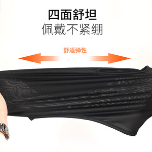 Masque de cyclisme intégral coupe-vent pour sports de plein air, unisexe, avec protection faciale intérieure en soie glacée - Product Image 4