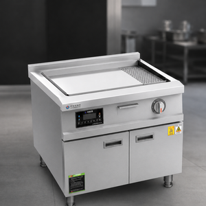 Plaque de cuisson électrique professionnelle inclinable haute puissance 8-15 KW en acier inoxydable pour restaurant - Product Image 1