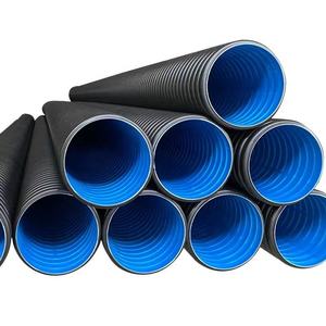 صرف صحي من المصنع مباشرة HDPE DN400 مزدوج الجدار من البولي إيثيلين عالي الضغط مدفون مياه الصرف الصحي ASTM DIN - Product Image 3