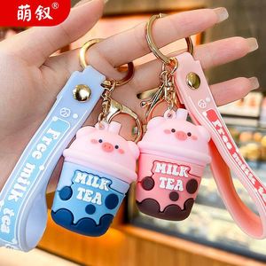 Hot Selling Cute Cartoon Piggy <b>Light</b> Keychain Exquisite Girl Bag <b>Pendant</b> Male/Female Small Gifts Made Rubber Non-Toxic - Product Image 3