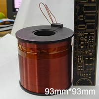 Bobine électromagnétique personnalisée en cuivre émaillé 93mm*93mm pour actionneur d'articulation de squelette robotique