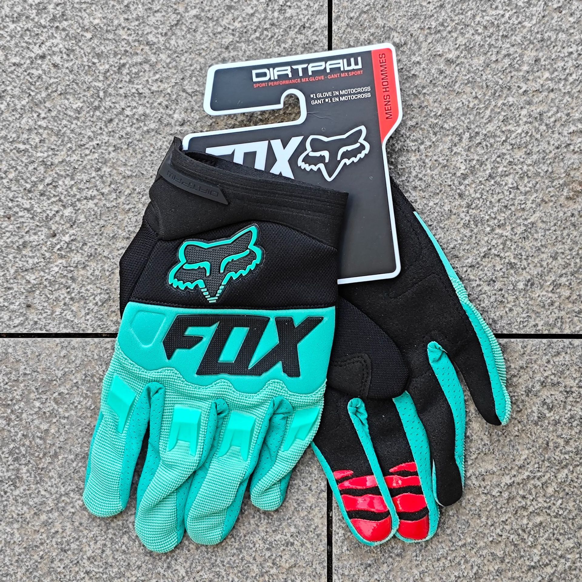 Mint green-black