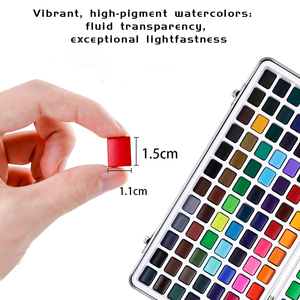 Juego de pintura de acuarela profesional, pinturas de acuarela para niños, pinturas de acuarela famosas, pintura para niños - Product Image 2