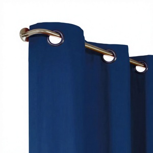 Modern Privacy Blackout Wraparound Curtain <b>Pole</b> Set Wall Mounted Metal Return Drapery Rod Hardware Accessories - Product Image 1