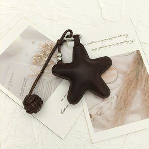 Thiết Kế Sang Trọng Xe Keychain Phụ Kiện Mới PU Da Sao Bóng Hình Dạng Móc Chìa Khóa Mặt Dây Chuyền Trang Trí Túi Charms - Product Image 6