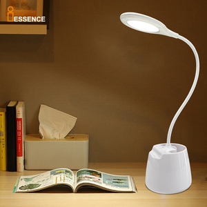 Đèn Học Ống Cổ Ngỗng Đèn Đọc Sách Đọc Bài Giảng Đèn Led Để Bàn Học Với Giá Đỡ Điện Thoại Bút Đèn Ngủ - Product Image 1