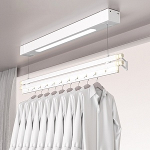 Small unit balcony <b>remote</b> <b>control</b> lifting side mounted household automatic electric drying rack - Product Image 5