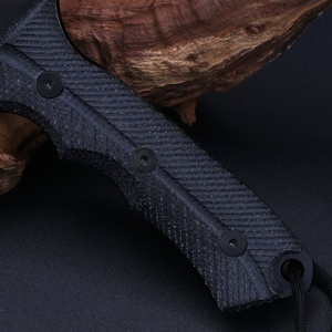 Cuchillo Táctico Profesional de Hoja Fija para Caza al Aire Libre, Acero Inoxidable, Mango de Plástico, Personalizable OEM, Bushcraft - Product Image 2