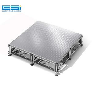 Escenario de aluminio portátil ligero ESI para un fácil transporte para conciertos y actuaciones, pantallas de armazón para eventos - Product Image 3