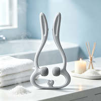 Masseur de cou à double tête avec capteur tactile, outil de massage vibrant sans fil pour les nœuds musculaires et les raideurs