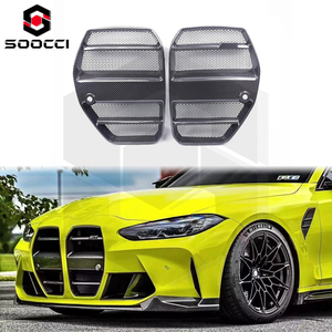Rejilla de fibra de carbono seca estilo ST con malla metálica para BMW M3 G80 G81 M4 G82 G83 Parrilla de carbono Anti Insec Net instalación perfecta - Product Image 1