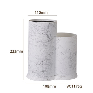 Support à couteaux Richchef à double compartiment en plastique, organiseur d'ustensiles de cuisine pour couteaux et outils - Product Image 5