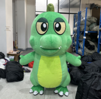 Quantité minimale de commande 1 pièces personnage de dessin animé promotionnel gonflable Dragon mascotte Costume carnaval effectuer spectacle pour adulte