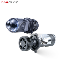 Promotion : Mini projecteur LED H4 110W 20000Lm pour voiture, lentille de phare LED à faisceau haut et bas, Plug and Play, pour moto