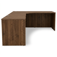 Bureau d'ordinateur moderne en bois 2026, panneau rectangulaire, montage facile et durable