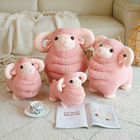Peluche réaliste en forme de mouton, jouet en peluche moelleux, cadeau idéal pour les enfants, personnalisation et vente en gros disponibles