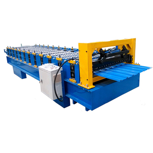 아연도금 지붕판 금속 프로파일 패널 강철 롤 성형 타일 제작 기계 - Product Image 5