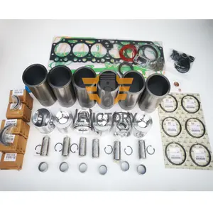 Para DEUTZ motor escavadeira 6M1011 reconstruir kit pistão forro do cilindro cabeça junta principal conrod rolamento