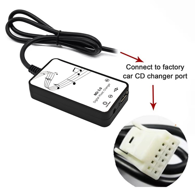Car Accessories Original Audio Mp3 Usb Player with Aux Usb Sd,audio System Digital Music Changer