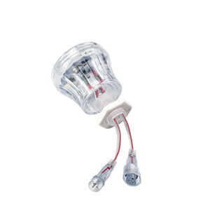 Aleros Iluminación exterior Luces de punto LED programables con IP67 DC24V Cuerpo de plástico 60mm 18LEDs RGB Cabochon <span class=keywords><strong>Pixel</strong></span> Light Punto LED - Product Image 4