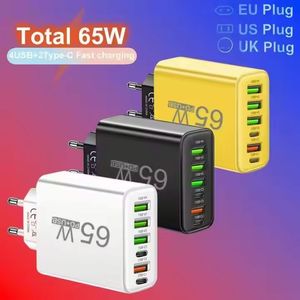 Best Selling 4USB Charging Ports 2Type <b>C</b> Charger Block Fast Charge USB-<b>C</b> Power <b>Adapter</b> PD Charger Box for Smart Phones - Product Image 3