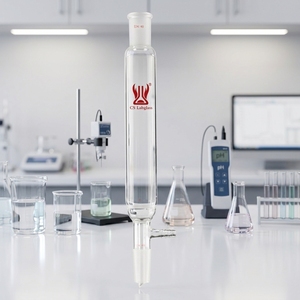 Columna <span class=keywords><strong>de</strong></span> Cromatografía con Disco Fritado <span class=keywords><strong>de</strong></span> Vidrio Borosilicato con Unión Estándar para Filtro <span class=keywords><strong>de</strong></span> Succión, <span class=keywords><strong>de</strong></span> CS Labglass, para <span class=keywords><strong>Laboratorio</strong></span> - Product Image 5