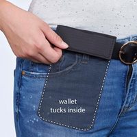 Portefeuille de ceinture fin YOUK avec blocage RFID, pochette EDC ultra-légère en nylon, pochette de ceinture discrète, porte-cartes de voyage pour hommes, OEM personnalisé