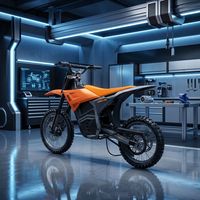 Motocicleta Eléctrica Todoterreno Estilo Talaria Sur Ron, 2500W, 48V20.8Ah, 45km/h, Neumáticos Anchos para Adultos