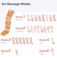 Bottes de massage pneumatiques automatiques pour mollets, masseur de jambes à ondes d'air