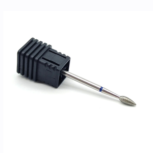 Broca de Diamante para Uñas con Forma de Llama de 2.6mm, Grano M, Fresa Rotatoria, Lima de Uñas, Herramienta de Manicura y Pedicura, Brocas de Diamante para Uñas - Product Image 4