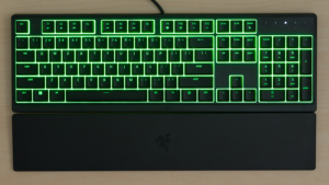 คีย์บอร์ดเกม V3 x <span class=keywords><strong>Razer</strong></span> แบบเมมเบรนแบบเงียบสวิตช์เมมเบรนแบบทนต่อการรั่วไหลของแสง Chroma RGB - Product Image 2