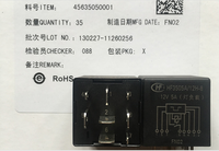 Relé de Luz Antiniebla Trasera Hongfa HF3505A12H8 OE 3735042P00 12V DC 5 Pines, Relé Automotriz para Piezas Eléctricas de Vehículos Great Wall Haval