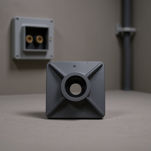 Elemento de Aislamiento 765 A con Base Cuadrada y Orificio Central para Fijación Eléctrica - Product Image 3